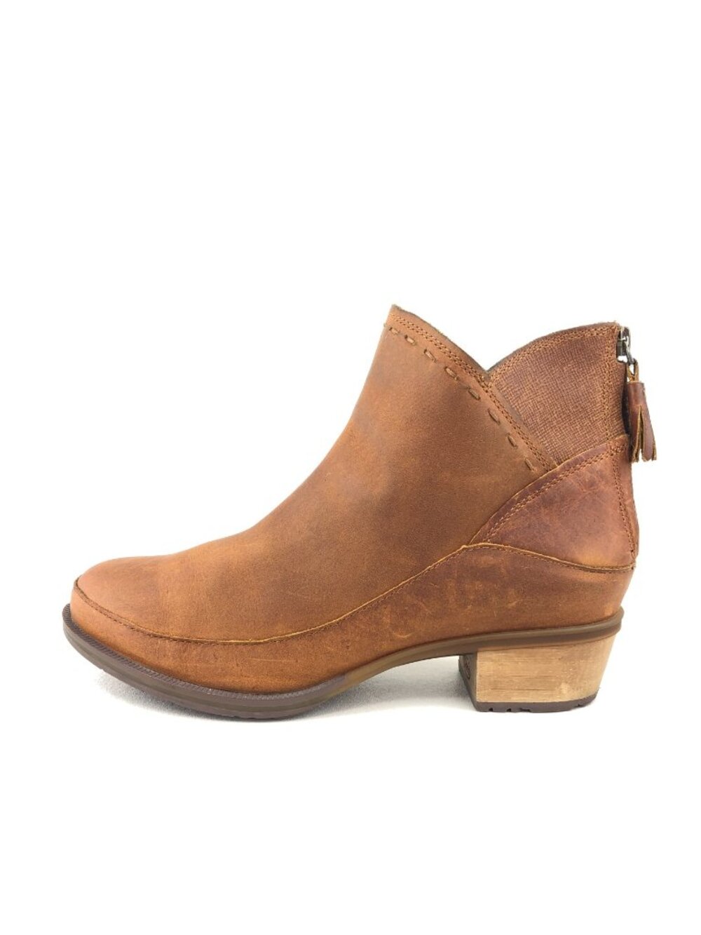 Chaco Cataluna Mid Spice Leather Ankle Boots 7